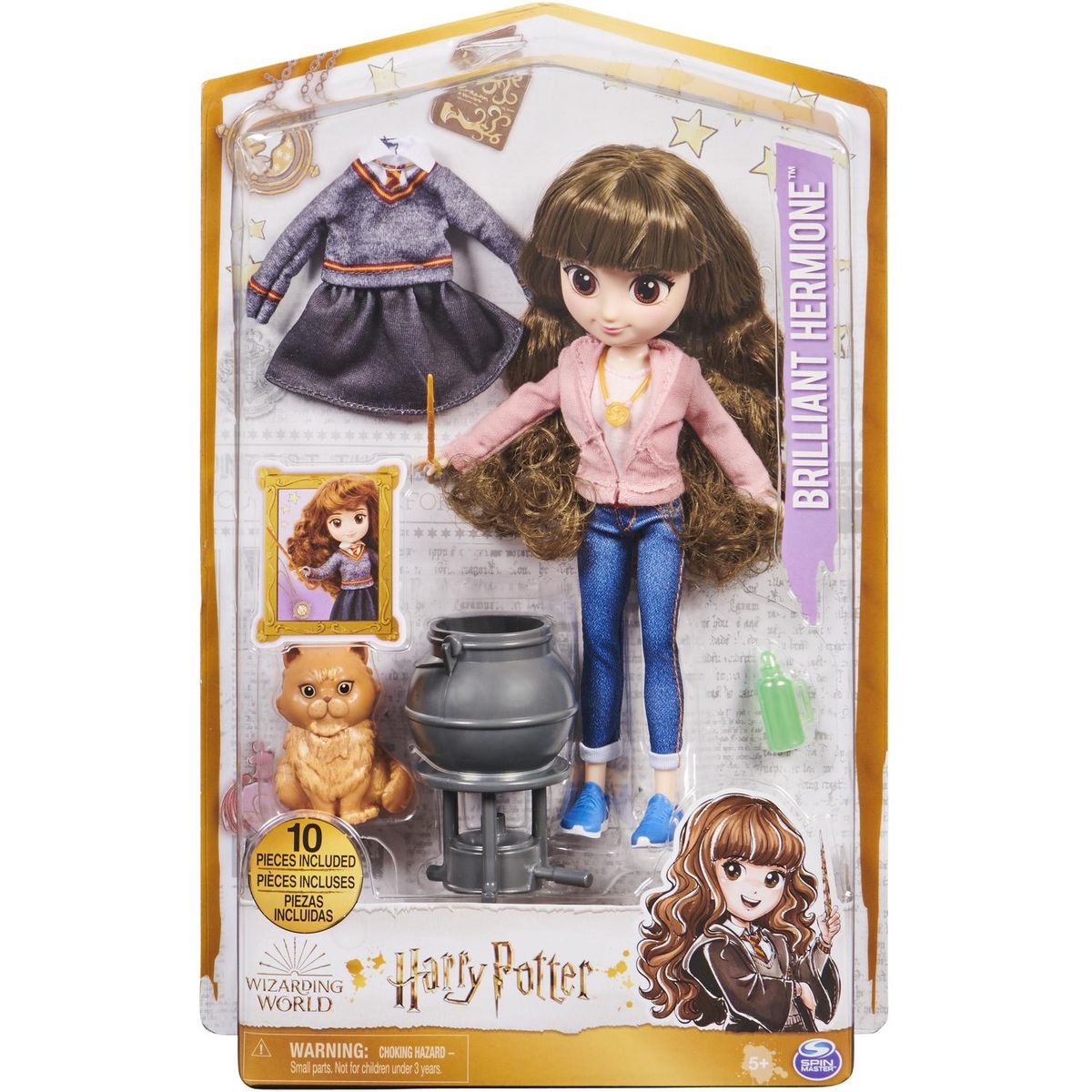 SPIN MASTER Coffret Poupée 20 cm avec accessoires Hermione Granger