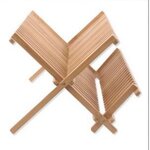 SECRET DE GOURMET Egouttoir à vaisselle en bambou