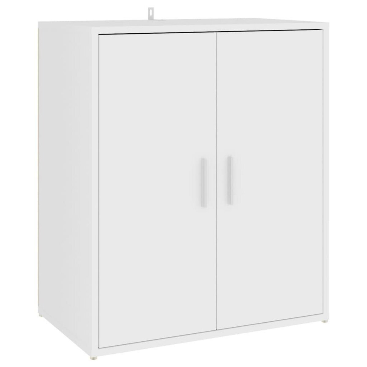 VIDAXL Armoire a chaussures Blanc 60x35x70 cm Bois d'ingenierie