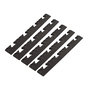 Voir la diapositive 1 : INTEC Pack 5 Bordures Femelles pour Dalle PVC noire Clipsable Sol Antidérapant Carré Garage Atelier PS50CRN/F INTEC