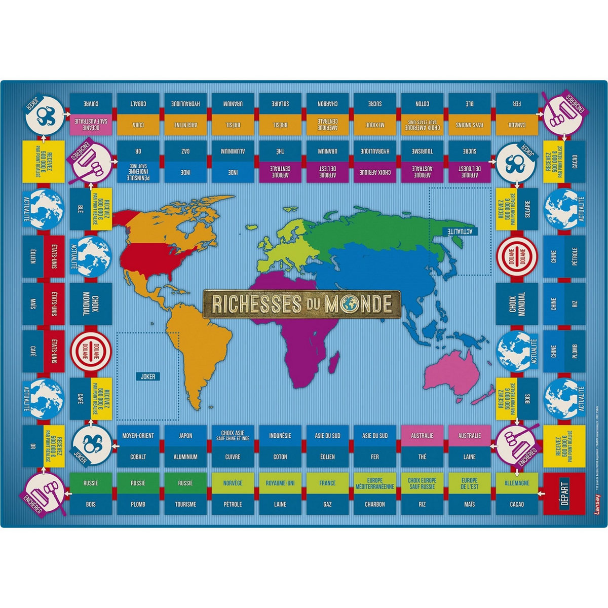 LANSAY Jeu Richesses du monde