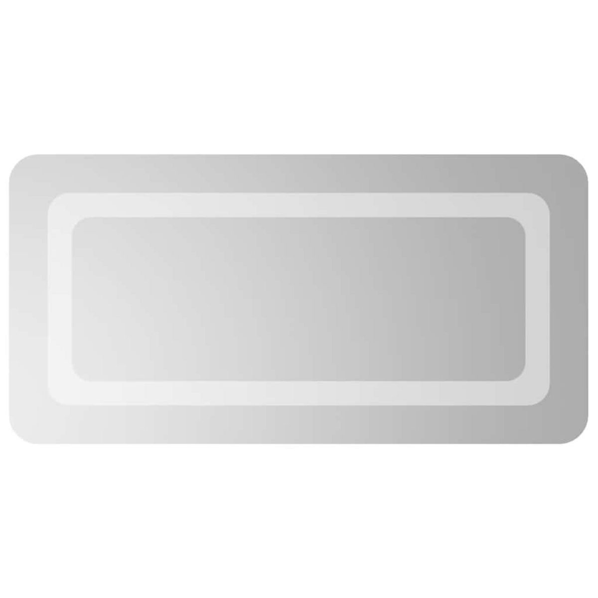 VIDAXL Miroir de salle de bain a LED 60x30 cm