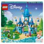 Voir la diapositive 1 : LEGO Disney 43206 Le château de Cendrillon et du prince charmant, Jouet dès 5 Ans