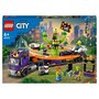 LEGO City 60313 Le Manège de l&rsquo;Espace sur son Camion, Remorque, Jouet sur l'Astronomie
