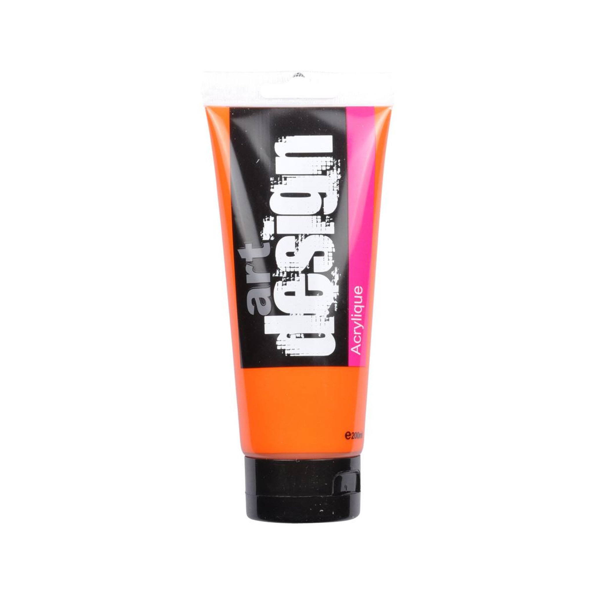 HOMEA Tube de Peinture Acrylique  Klee  200ml Orange