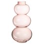 Paris Prix Vase Design en Verre  Boule  36cm Rose