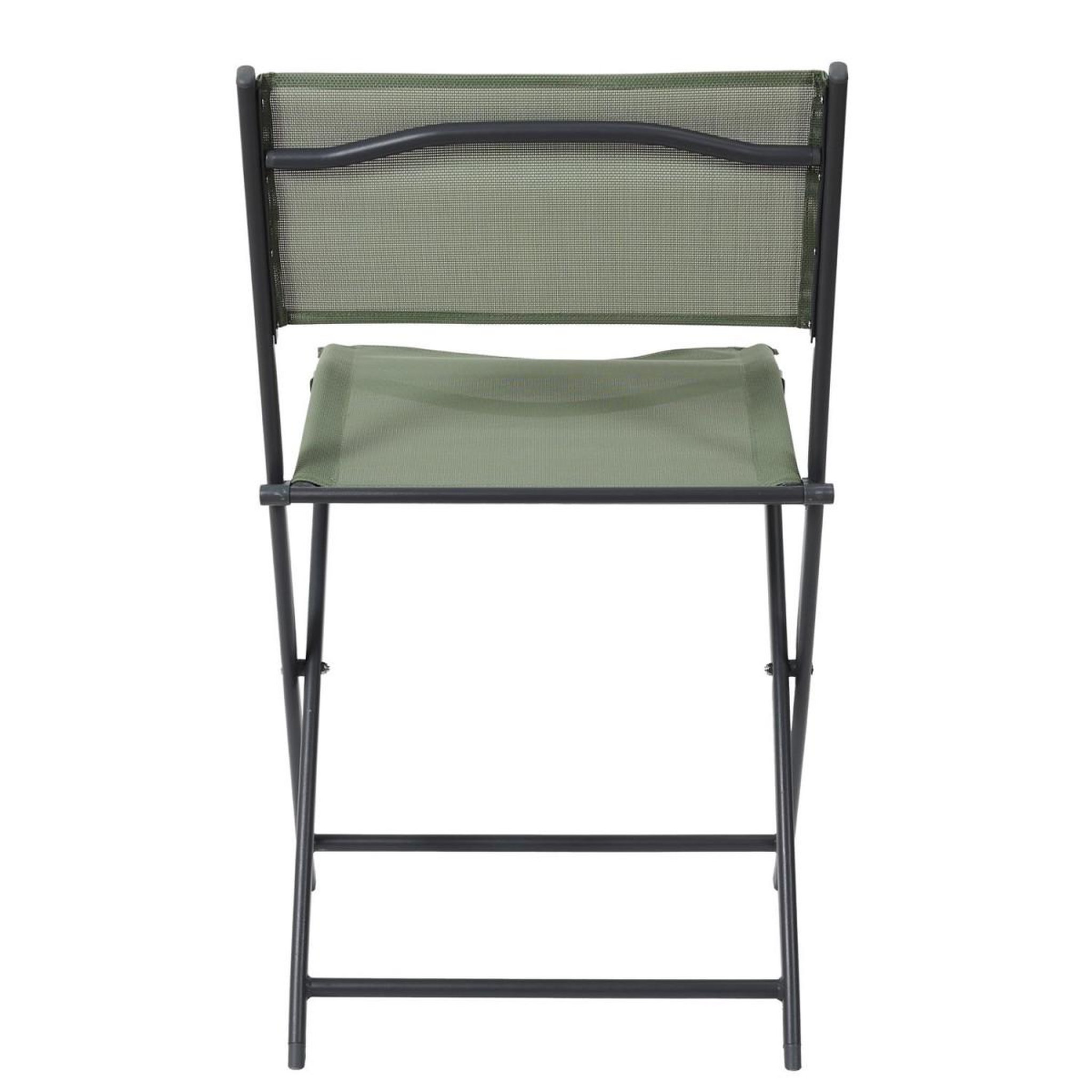 Voir la diapositive 6 : The Home Deco Factory Lot de 4 chaises de jardin  elba  80cm kaki