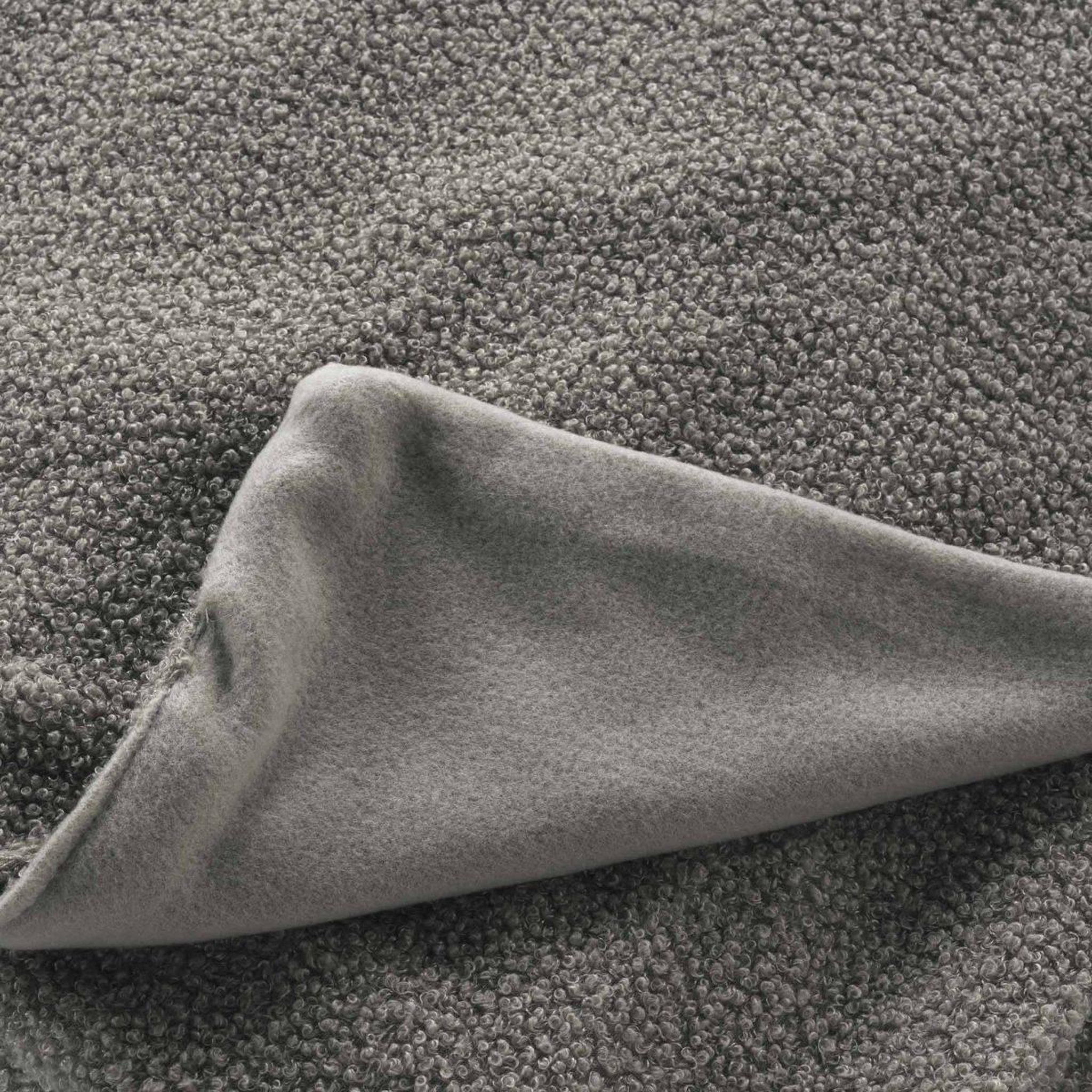 Voir la diapositive 2 : Douceur d'Intérieur Plaid bouclette  wooly  125x150cm gris