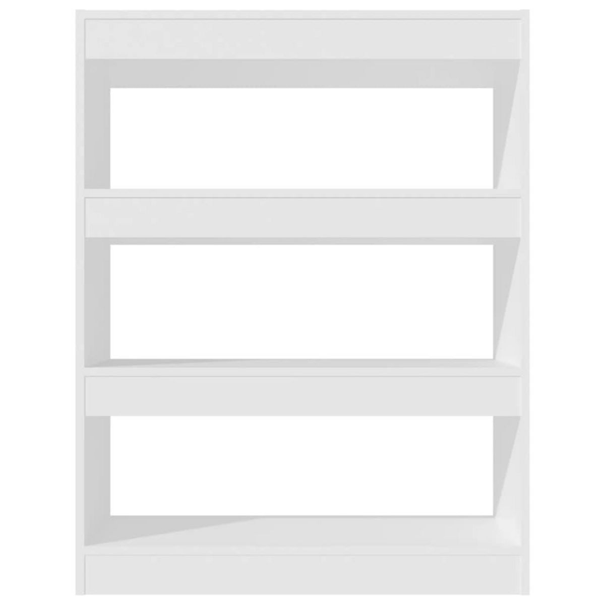 VIDAXL Bibliotheque/Cloison Blanc 80x30x103 cm Bois d'ingenierie