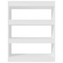 Voir la diapositive 5 : VIDAXL Bibliotheque/Cloison Blanc 80x30x103 cm Bois d'ingenierie