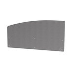 Le marquier Crédence courbe gauche inox pour cuisine extérieure - Le Marquier