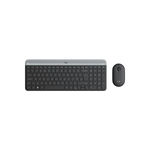 Logitech Logitech 920-009198 clavier Souris incluse Universel RF sans fil QWERTY Espagnole Graphite
