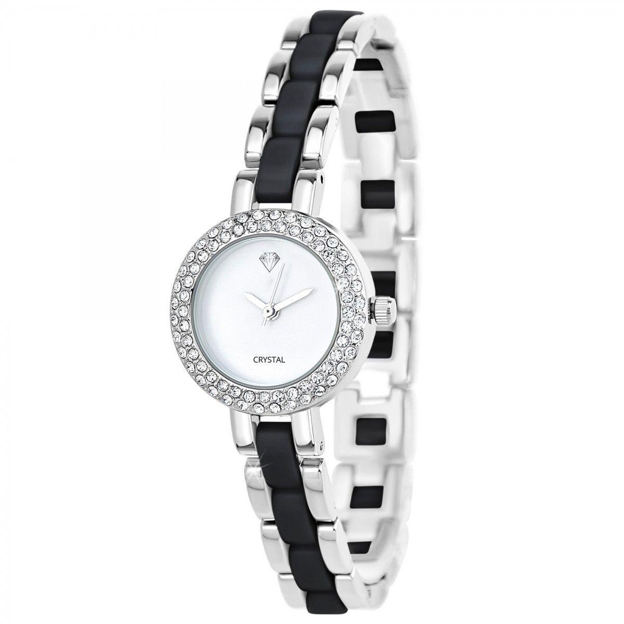 SC CRYSTAL Montre Cassandra élégante ornée de Cristaux scintillants