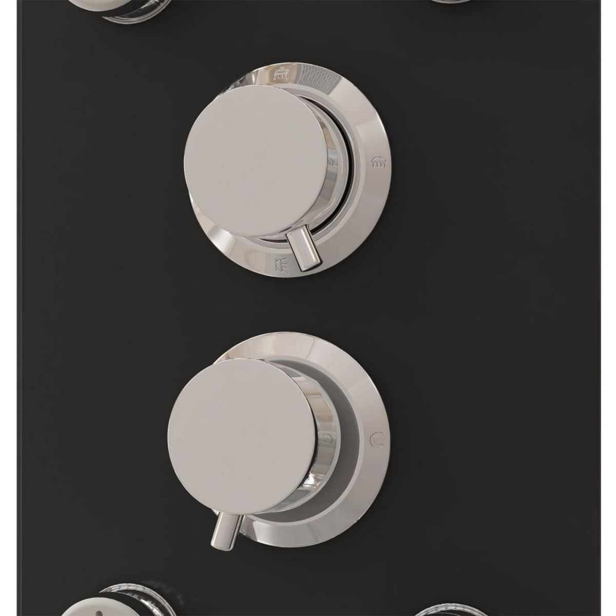 VIDAXL Panneau de douche Verre 25x47,5x130 cm Noir