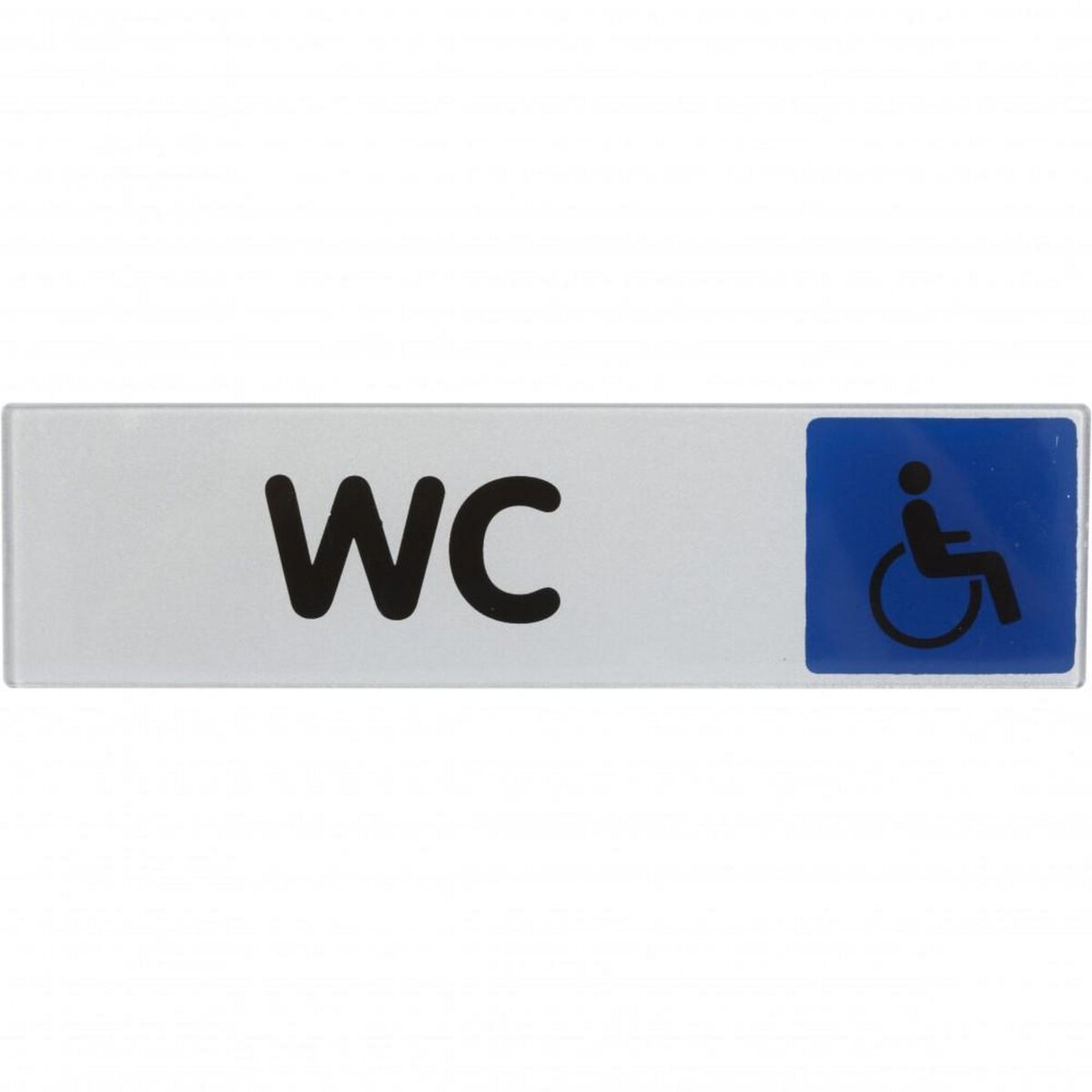 CENTRALE BRICO Plaque wc handicapés en plastique