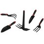 Voir la diapositive 1 : BRIXO Kit 5 outils de jardin Serfouette - Plantoir large - Plantoir fin - Mini fourche 3 dents - Rateau 3 dents BRIXO