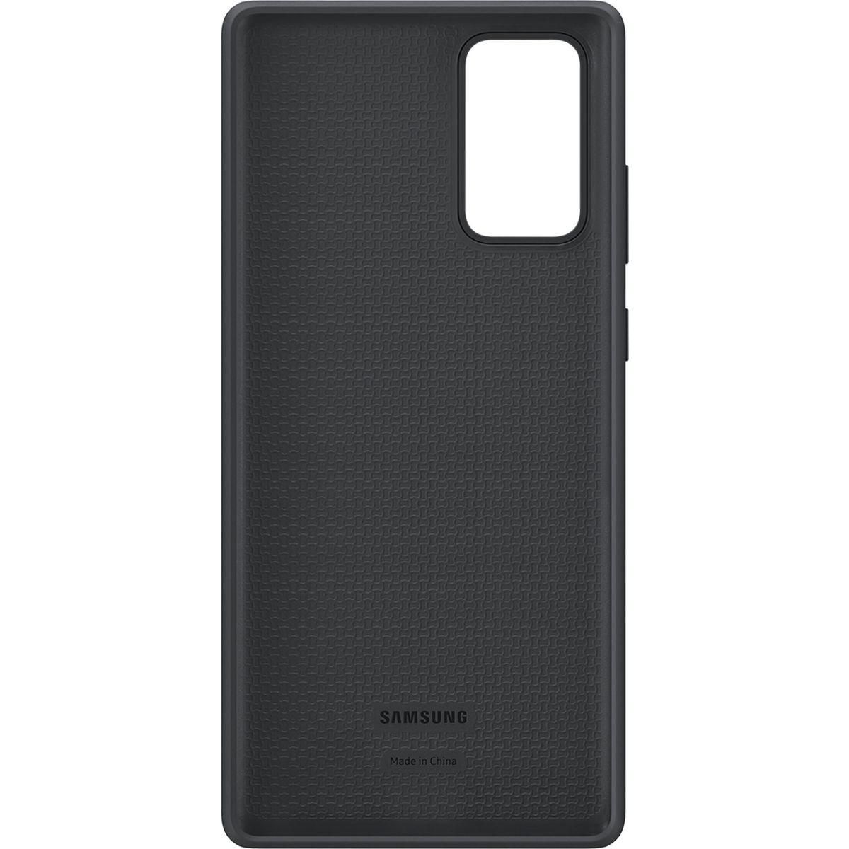 Samsung Coque Note 20 Silicone noir