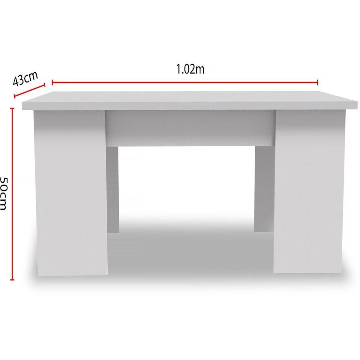 Habitat et Jardin Table basse  Diana  - 102 x 50 x 43 cm - Blanc