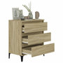 Voir la diapositive 4 : VIDAXL Buffet Chene sonoma 60x35x70 cm Bois d'ingenierie