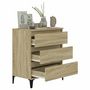 Voir la diapositive 4 : VIDAXL Buffet Chene sonoma 60x35x70 cm Bois d'ingenierie