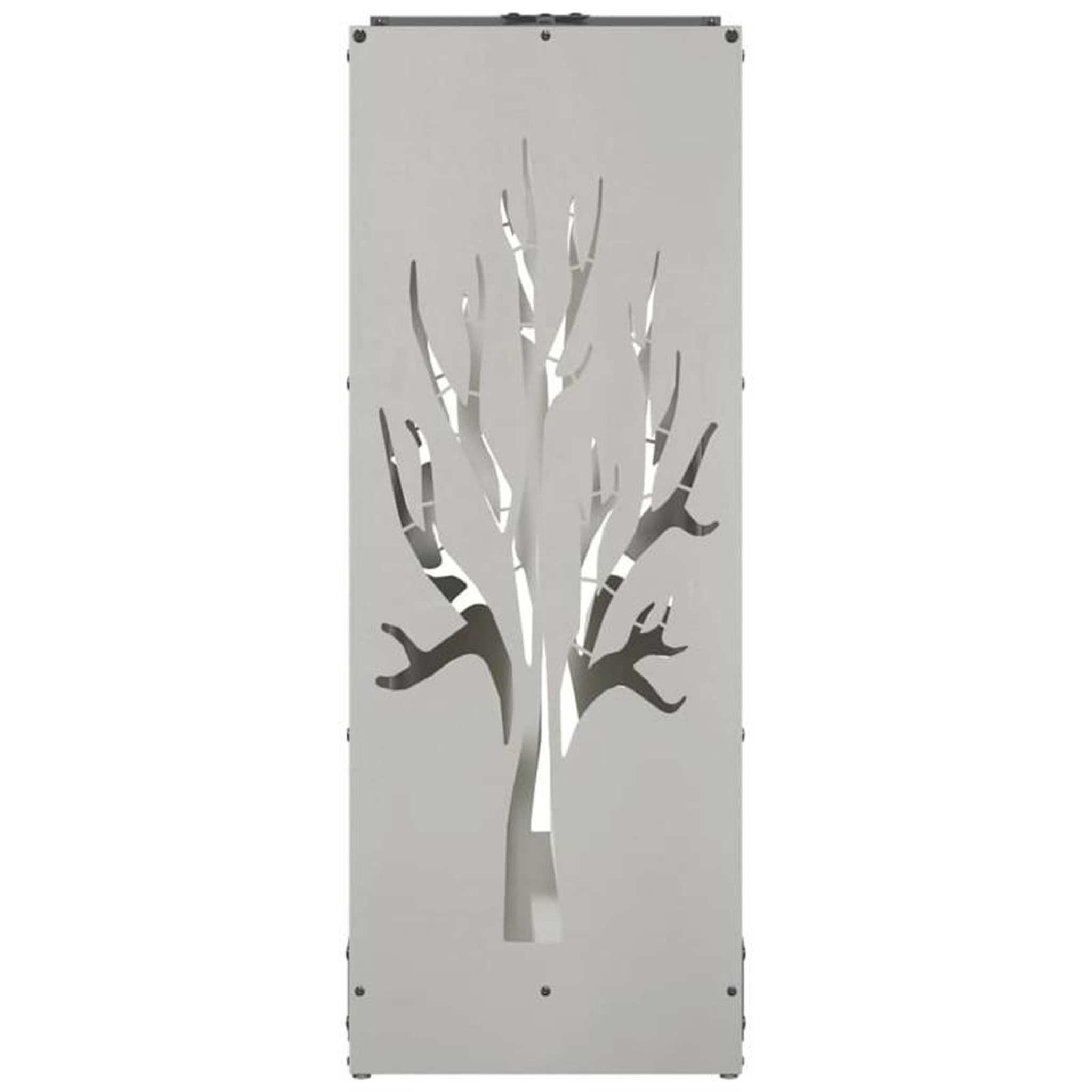 Voir la diapositive 6 : VIDAXL Portant de bois de chauffage 40x30x80 cm acier inoxydable