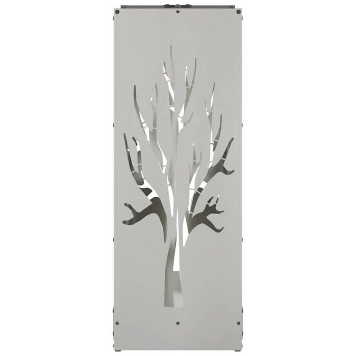 VIDAXL Portant de bois de chauffage 40x30x80 cm acier inoxydable