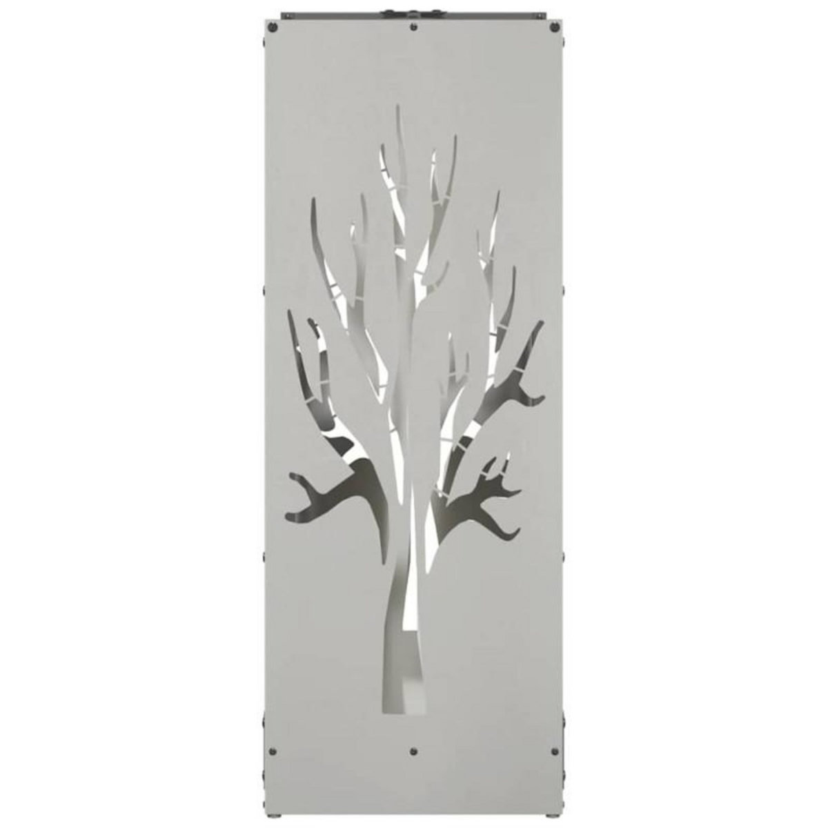 VIDAXL Portant de bois de chauffage 40x30x80 cm acier inoxydable