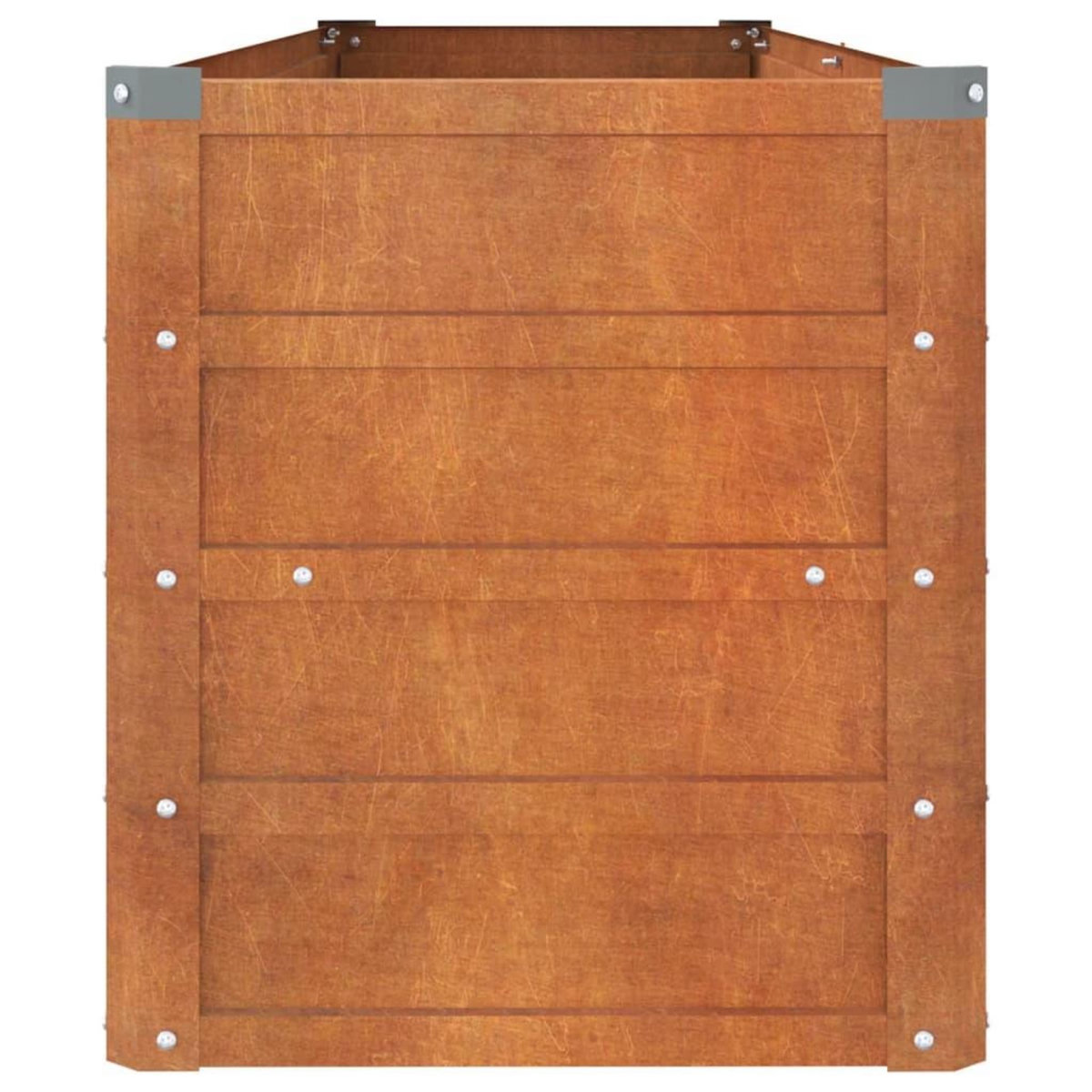 VIDAXL Lit sureleve de jardin rouille 160x40x45 cm acier corten