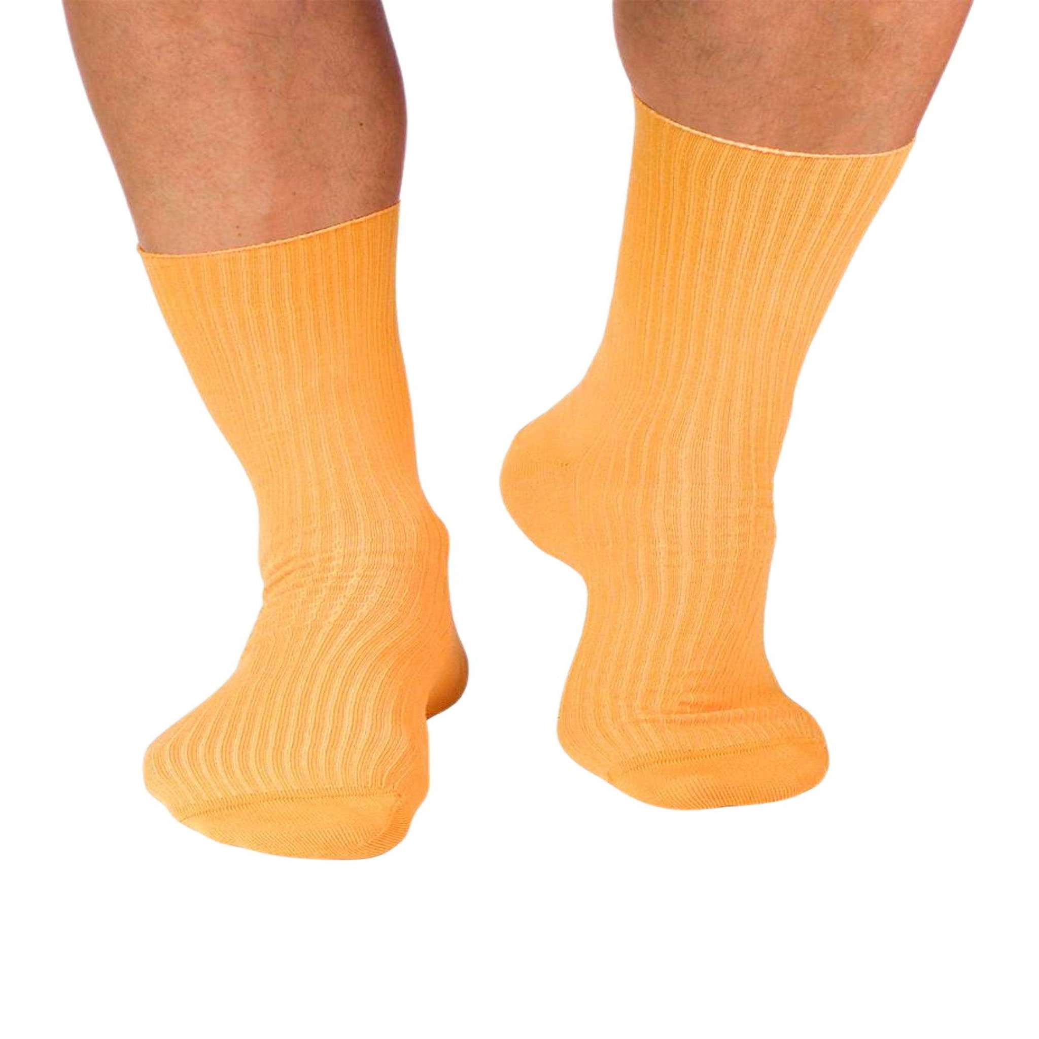 Voir la diapositive 2 : PIRIN HILL Chaussettes sans élastiques coton bio jaunes