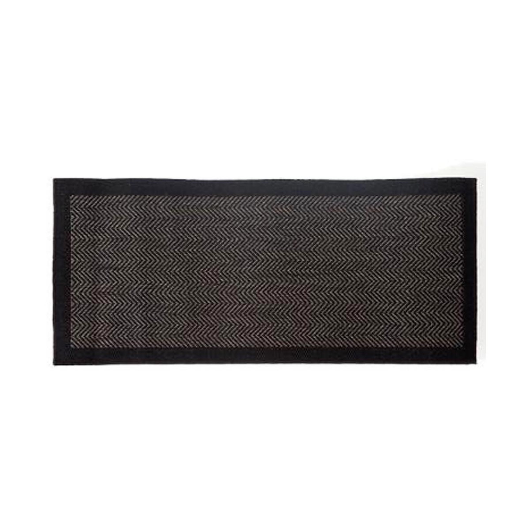 Voir la diapositive 1 : FIVE Tapis de couloir  chevron  50x120cm noir