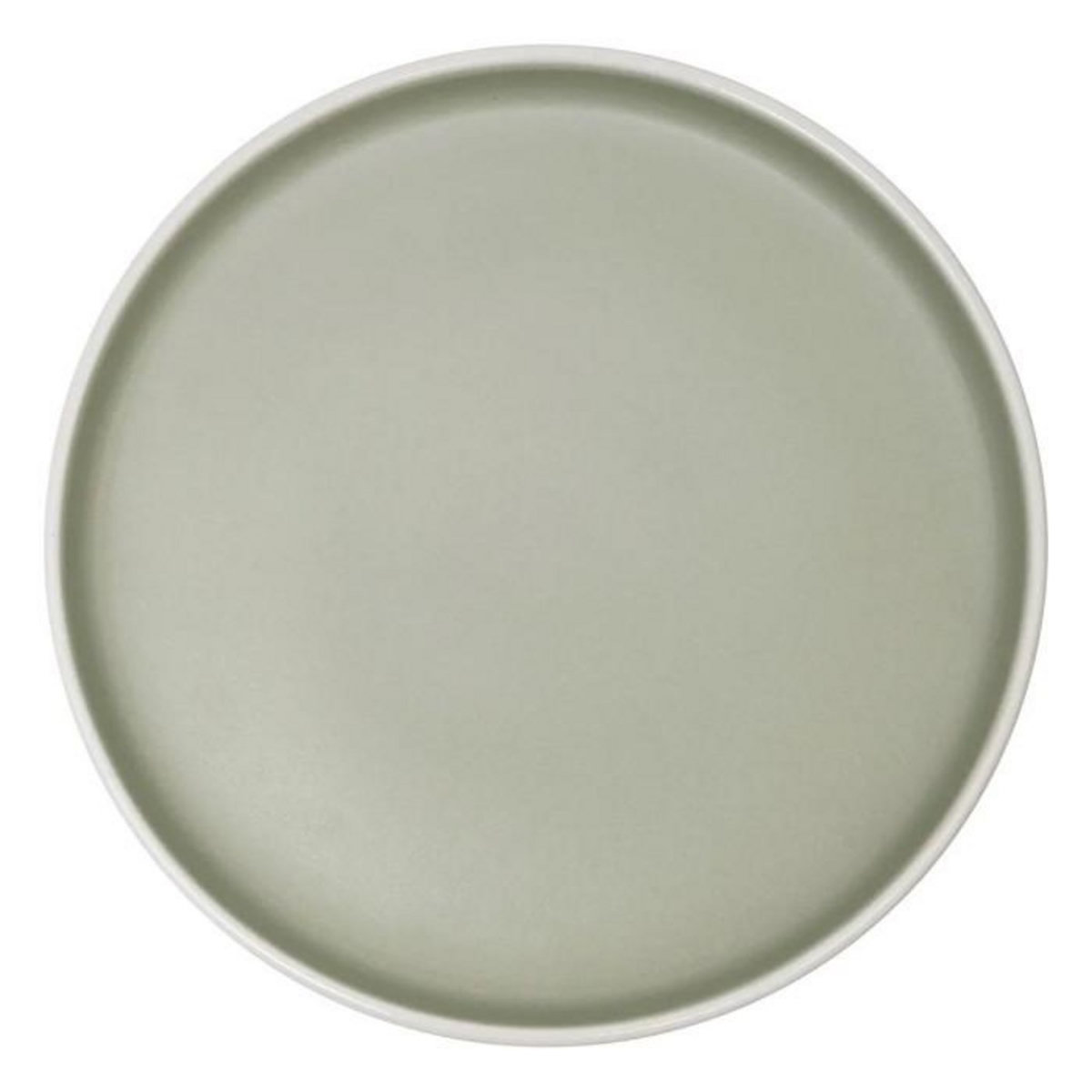 SECRET DE GOURMET Lot de 6 Assiettes à Dessert  Alix  20cm Vert Olive