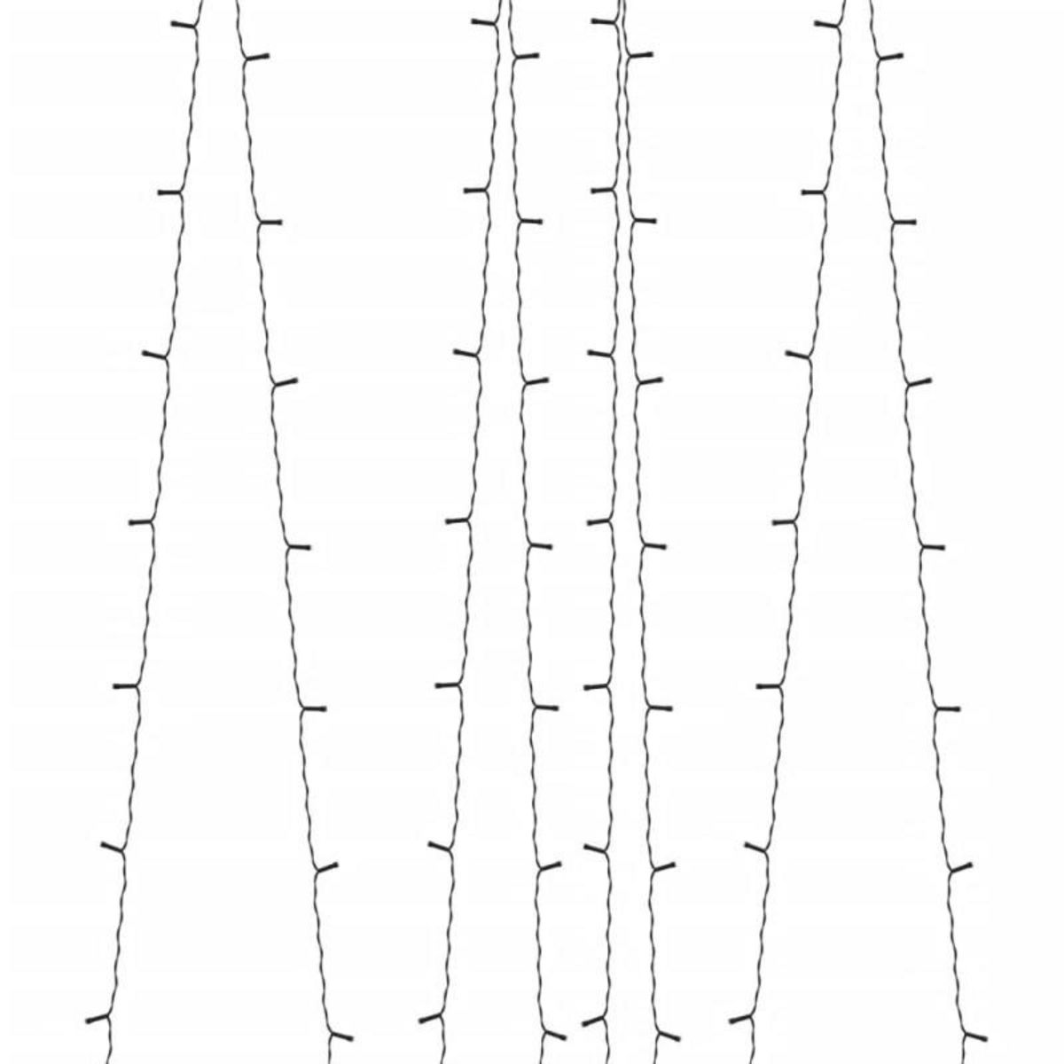 VIDAXL Lampes solaires 2 pcs 2x200 LED Bleu Intérieur Extérieur