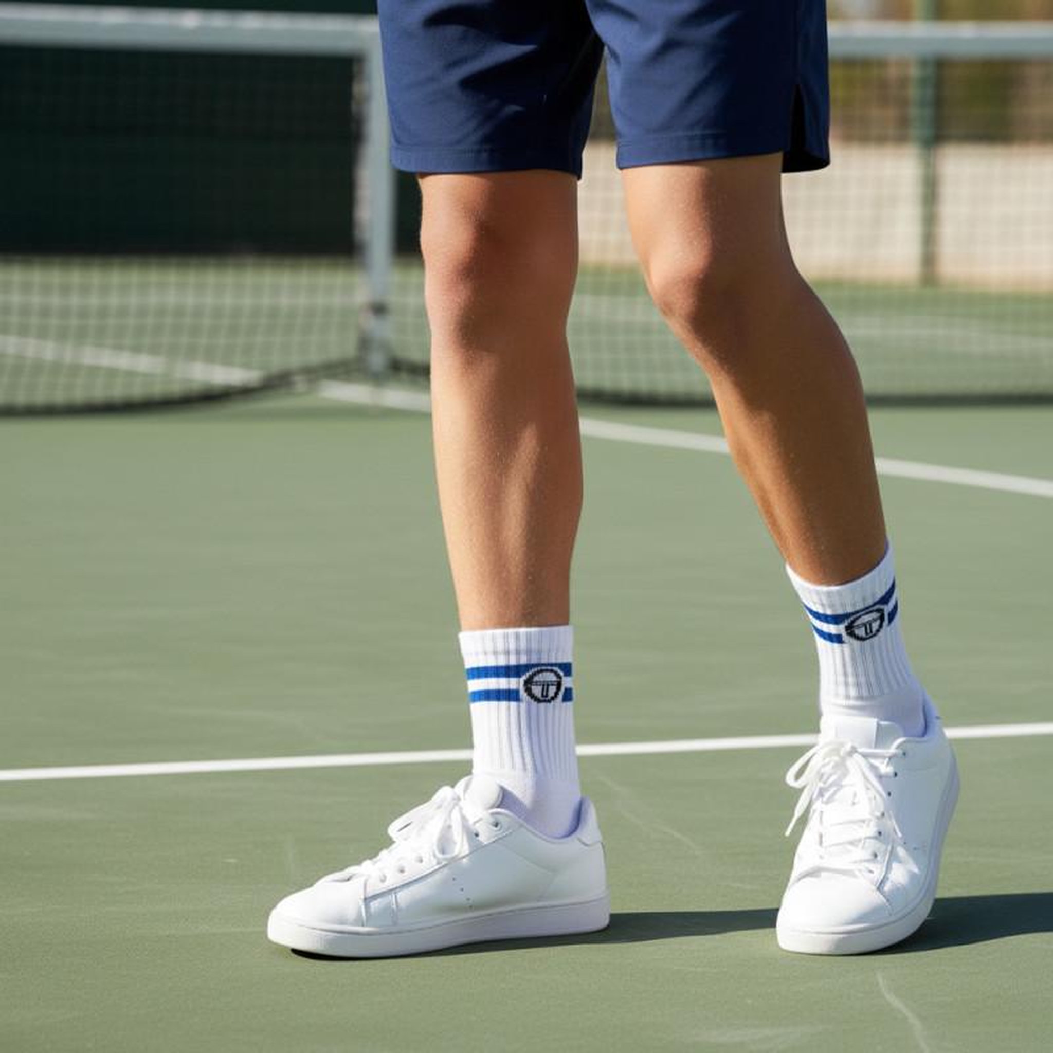 Voir la diapositive 2 : SERGIO TACCHINI Sergio Tacchini Pack de Chaussettes enfant Tennis Crew Lot de 9 Paires