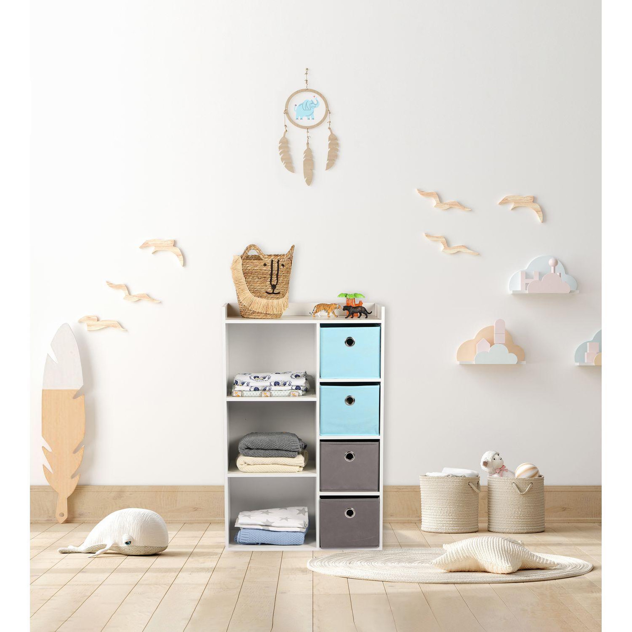 DIVERS Meuble de rangement enfant 3 niches