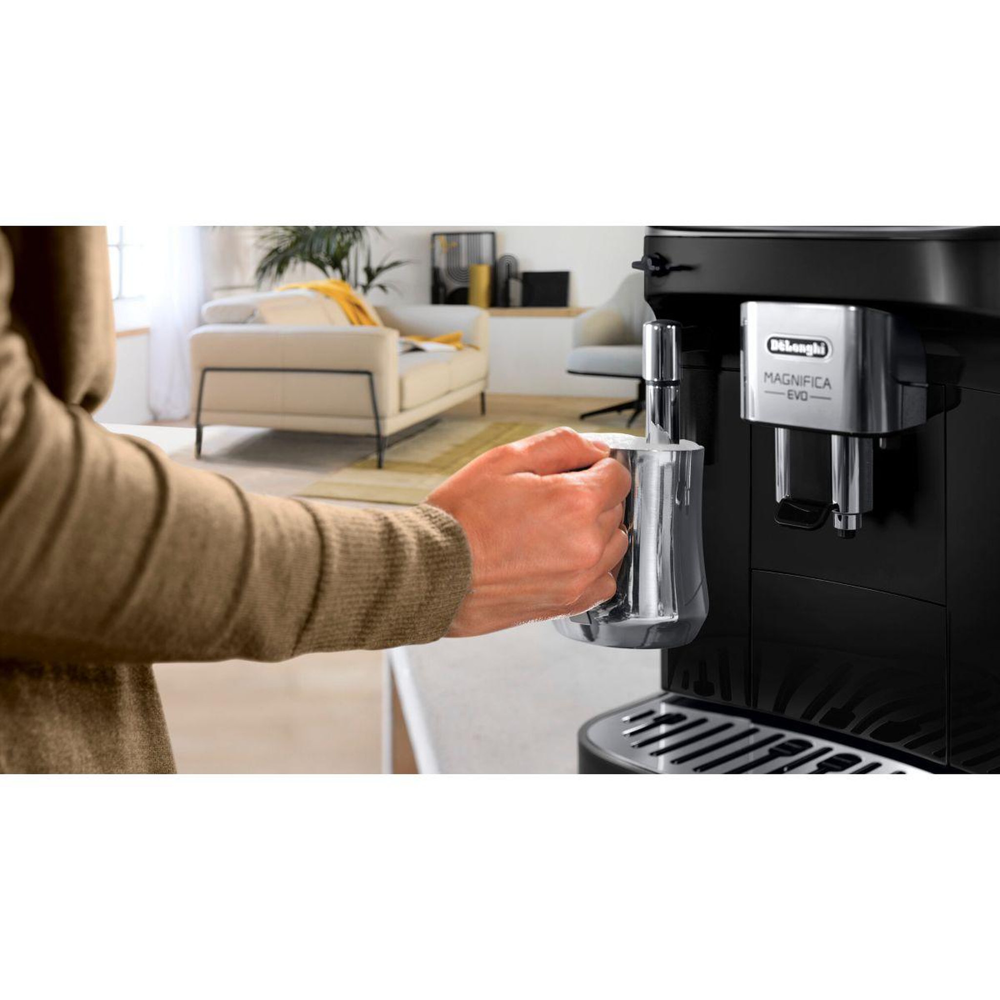 Voir la diapositive 5 : DELONGHI Expresso broyeur magnifica evo feb2921.b noir