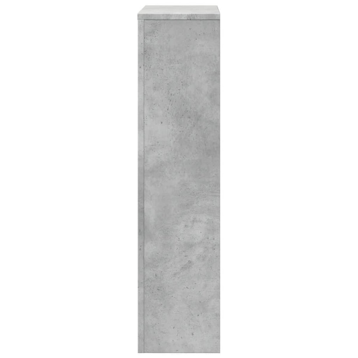 VIDAXL Cache-radiateur gris beton 104x20x82 cm bois d'ingenierie