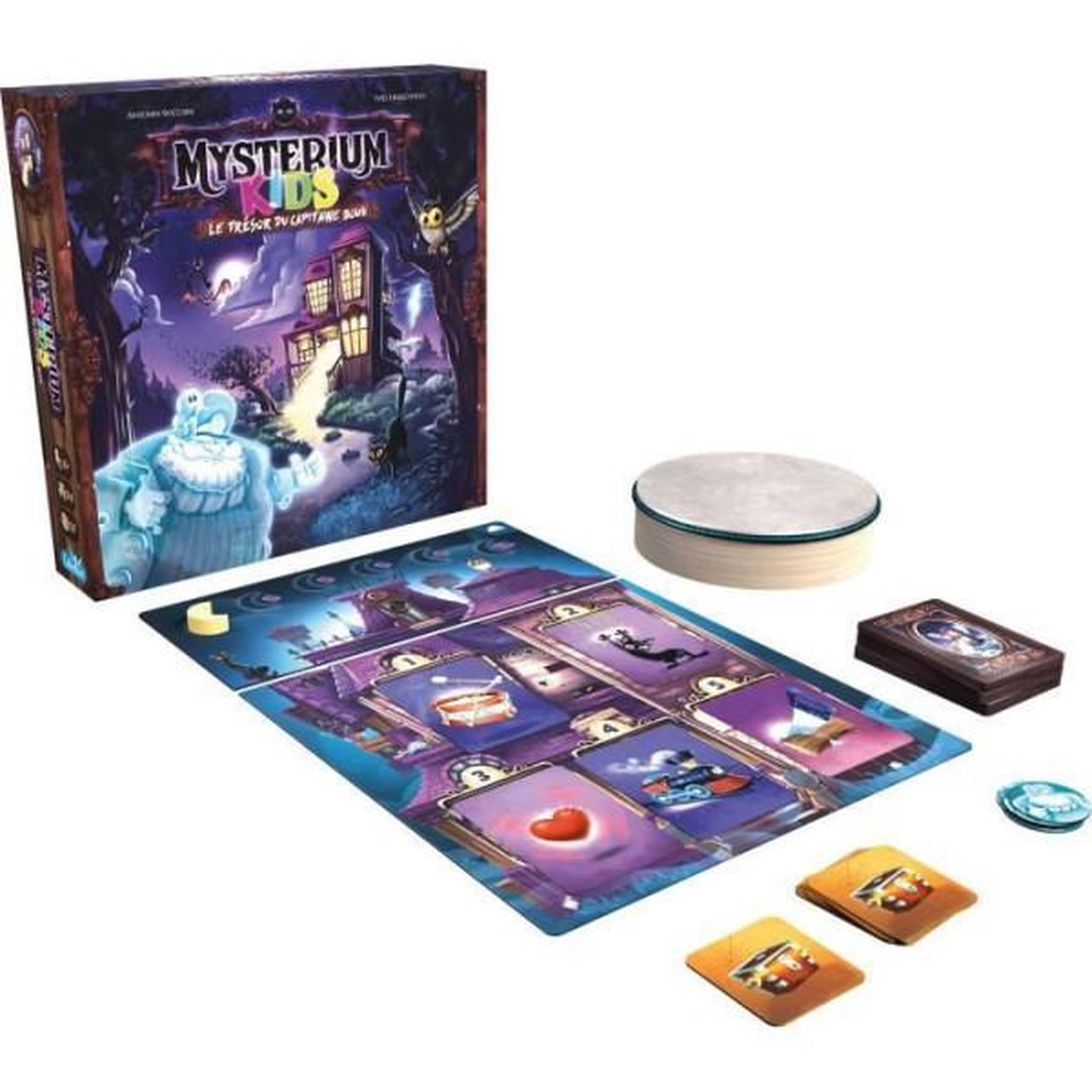 Voir la diapositive 2 : Asmodee Mysterium kids capitaine bouh - asmodee - jeu de société