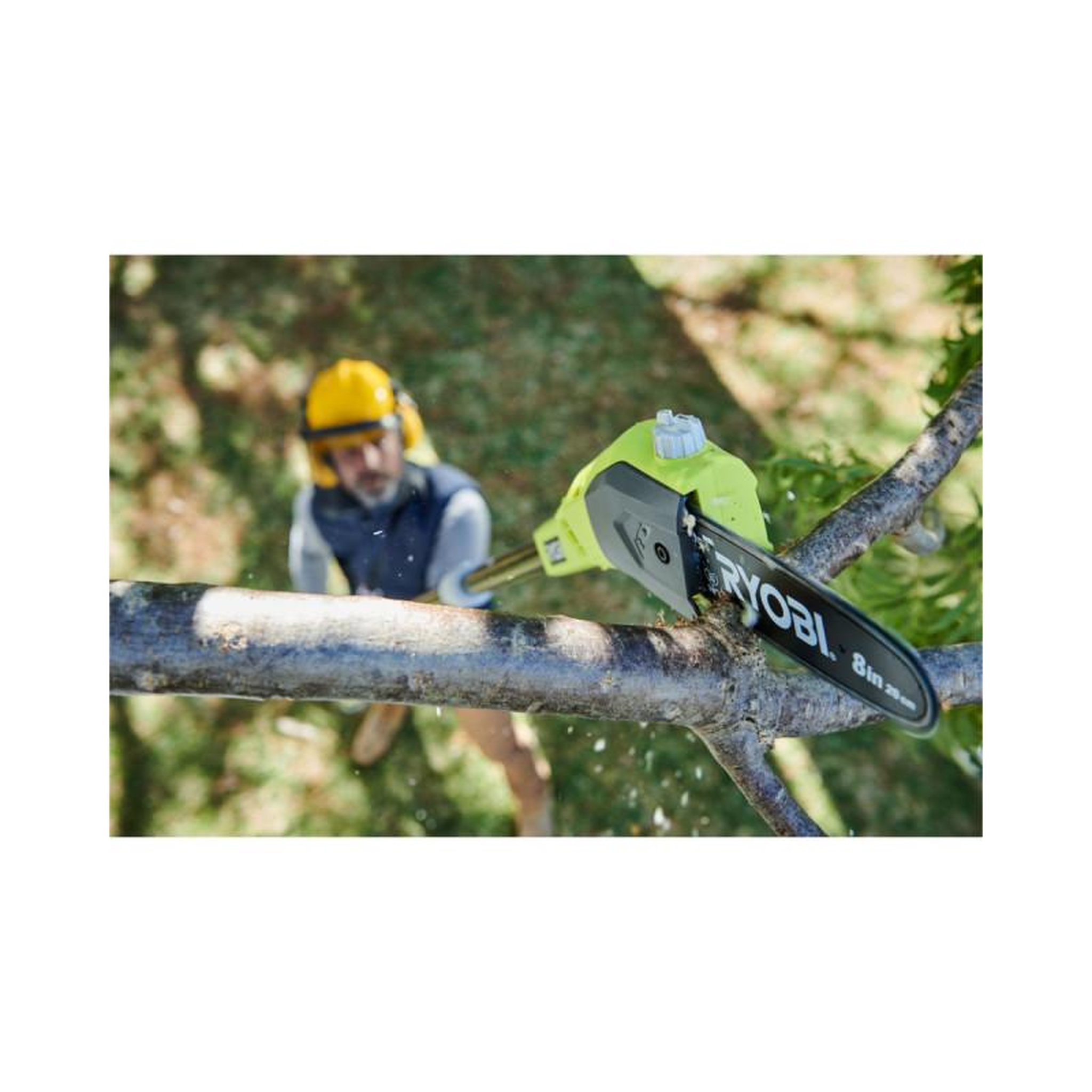 Voir la diapositive 4 : Ryobi Elagueur à chaine sur perche ryobi - opp1820 - 18v one+ sans batterie ni chargeur
