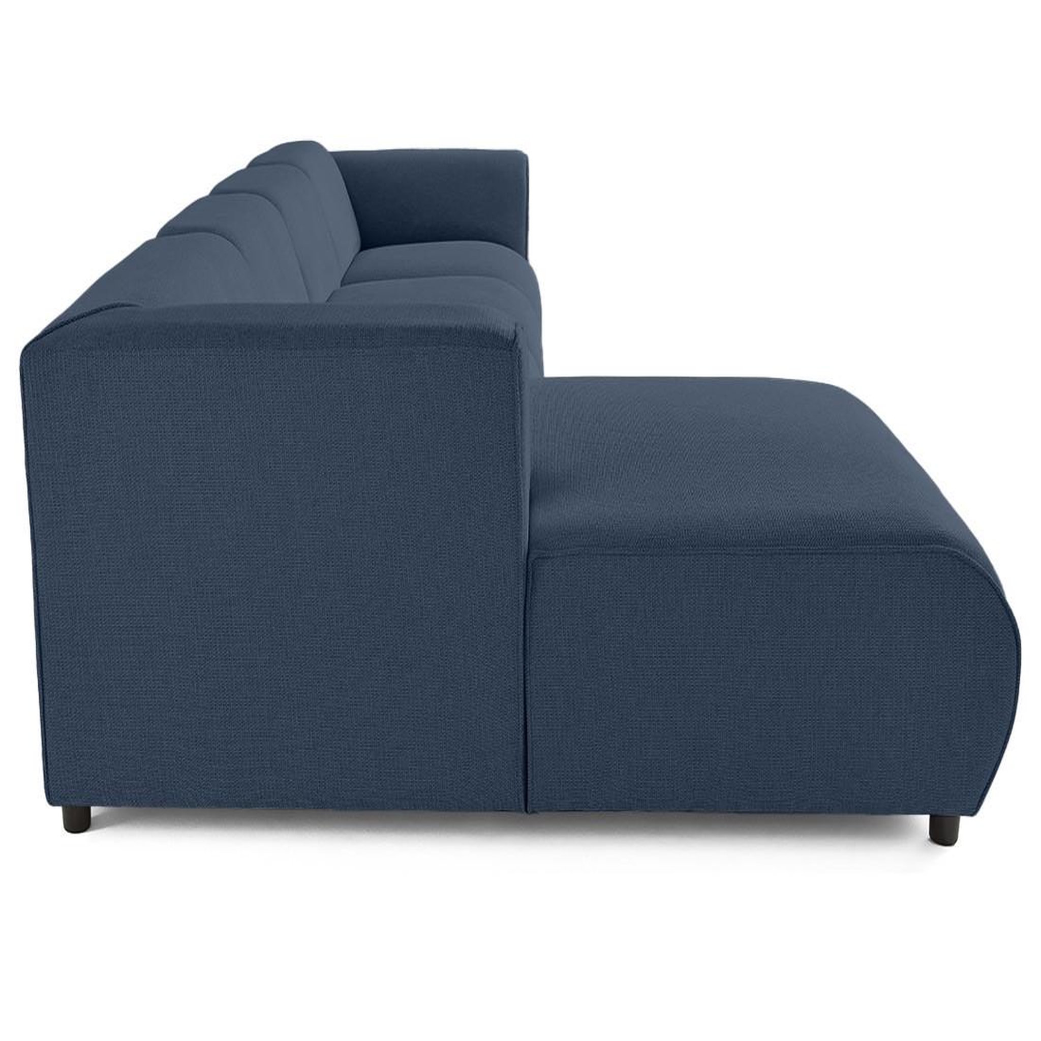 Voir la diapositive 5 : LISA DESIGN Suaro - canapé modulable d'angle gauche 5 places en tissu texturé