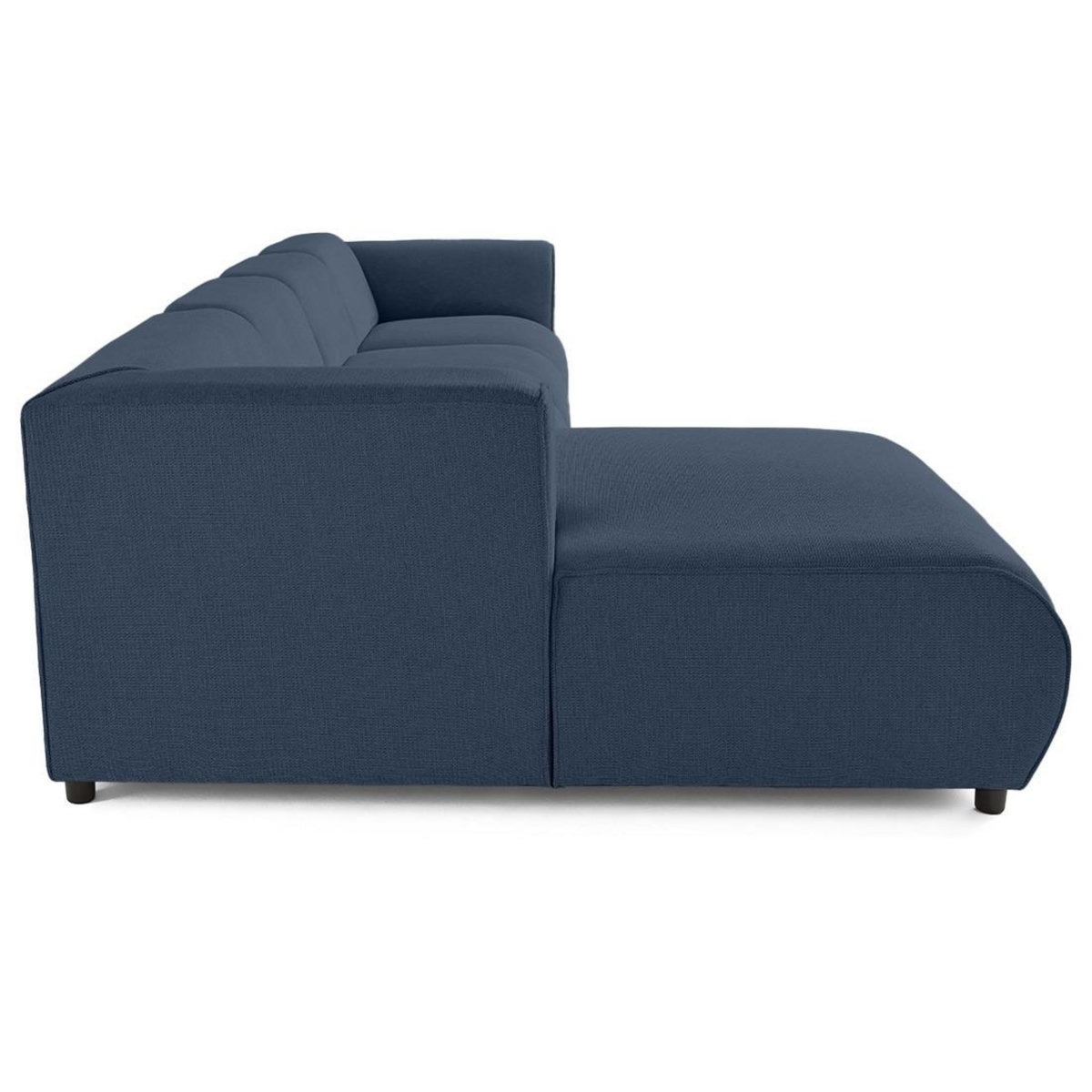 LISA DESIGN Suaro - canapé modulable d'angle gauche 5 places en tissu texturé