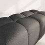 Voir la diapositive 5 : LISA DESIGN Adelaide - pouf en tissu texturé