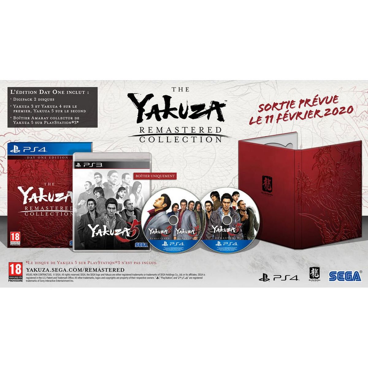 KOCH MEDIA The Yakuza Remastered Collection Day One Edition PS4