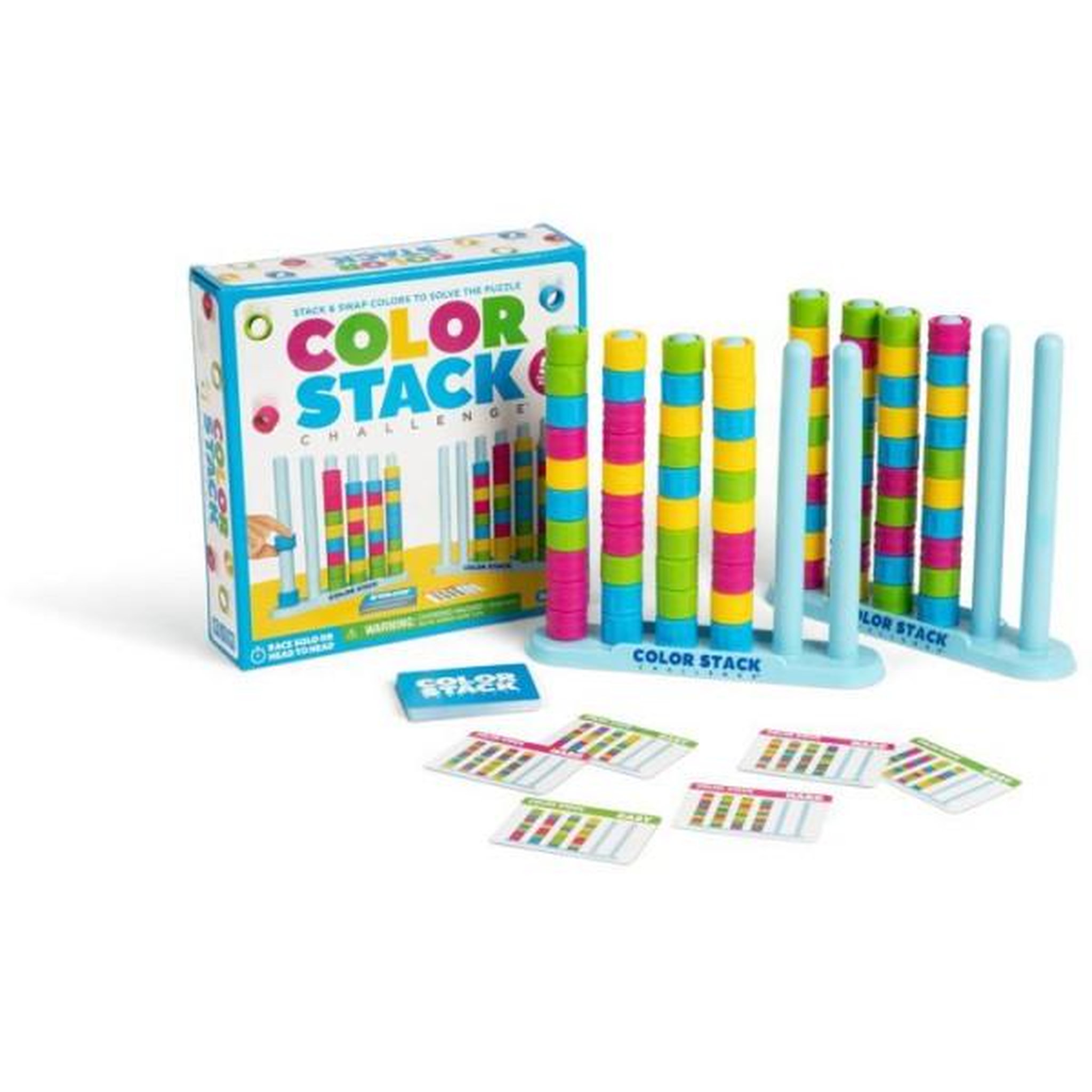 Voir la diapositive 2 : N/A Jeu de réflexion - Color Stack - Défis de rapidité - Mode solo et duel - Des 6 ans