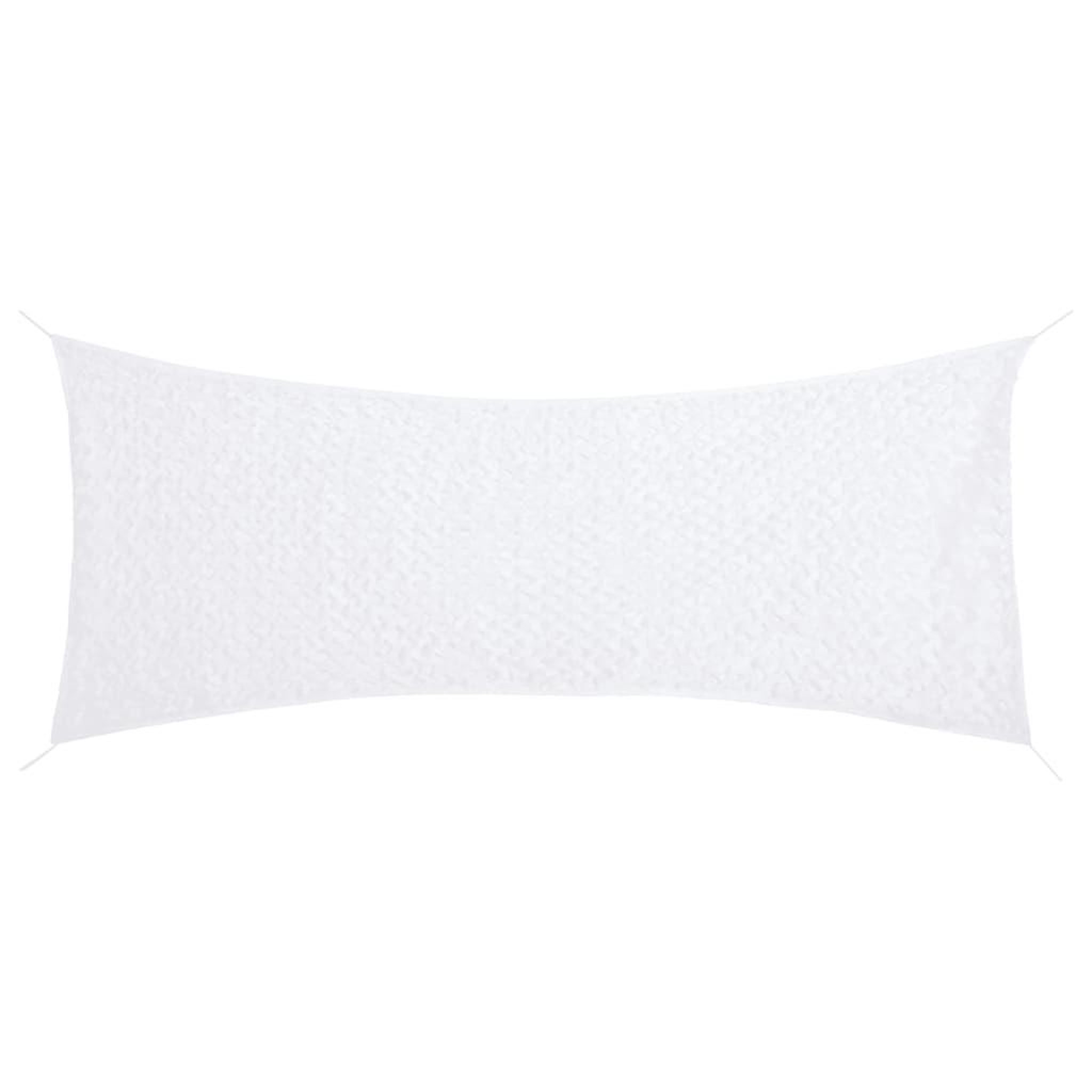 VIDAXL Filet de camouflage avec sac de rangement 312x140 cm blanc