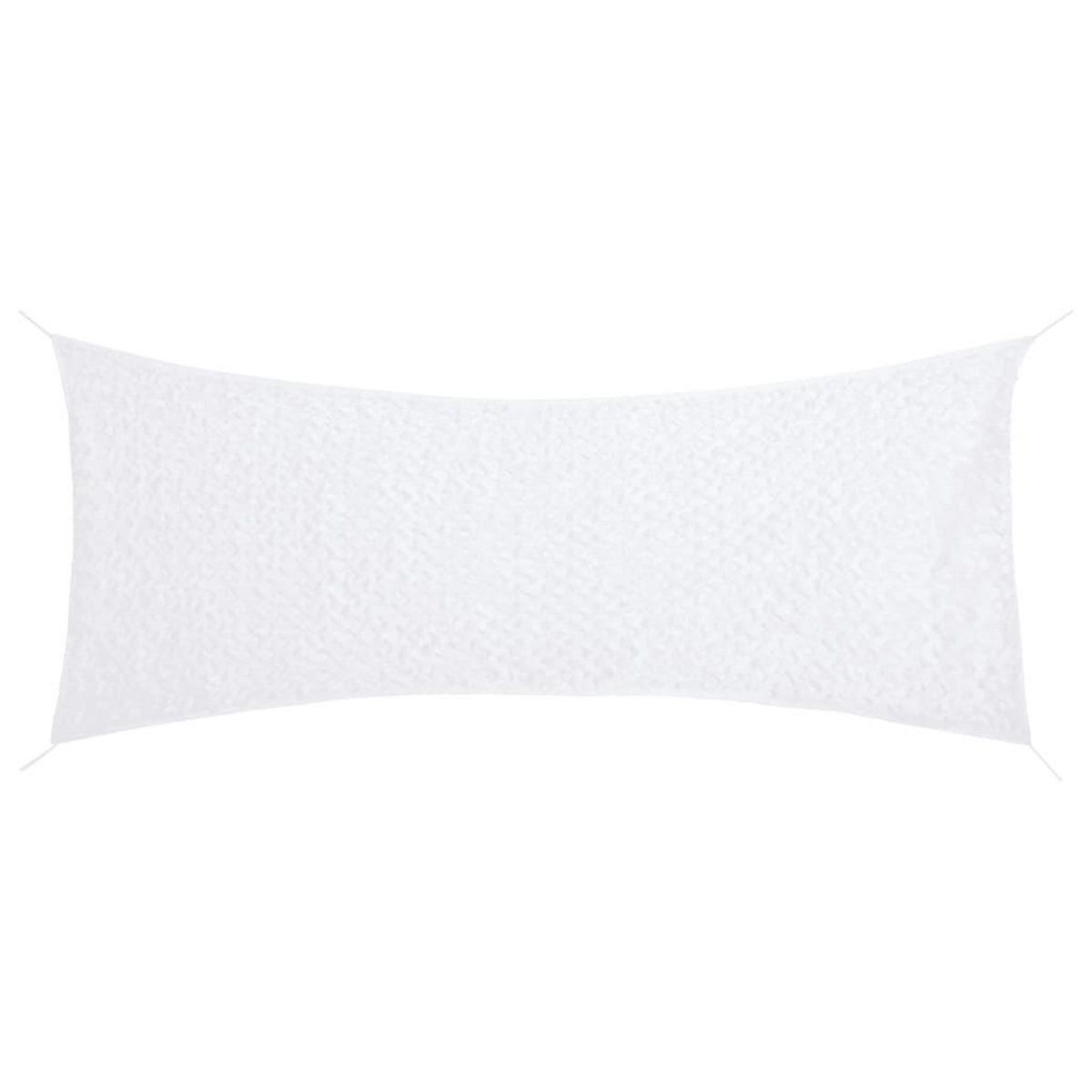 VIDAXL Filet de camouflage avec sac de rangement 312x140 cm blanc