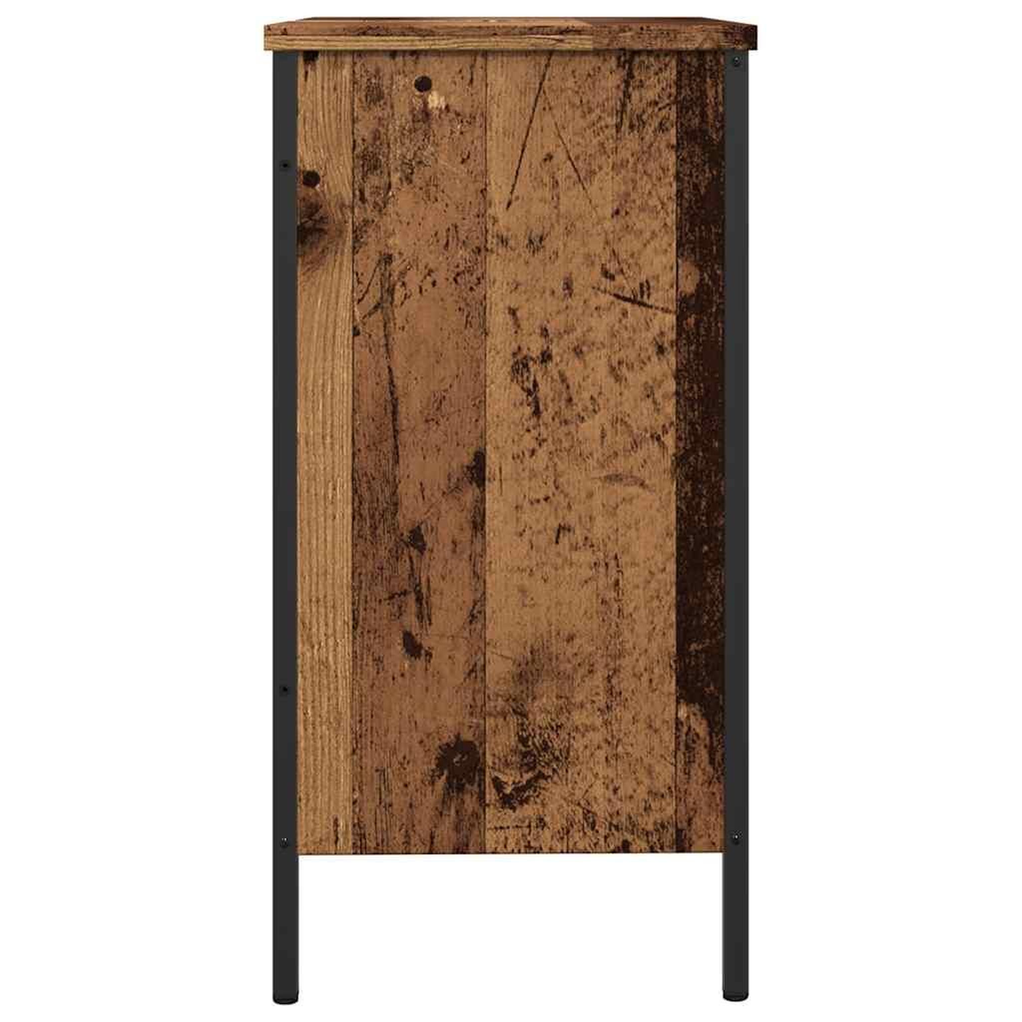 Voir la diapositive 5 : VIDAXL Armoire lavabo vieux bois 60x30x60 cm bois d'ingenierie