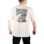 Voir la diapositive 2 : FREEGUN T-shirt homme en jersey 140GSM imprimé devant et dos Vibes