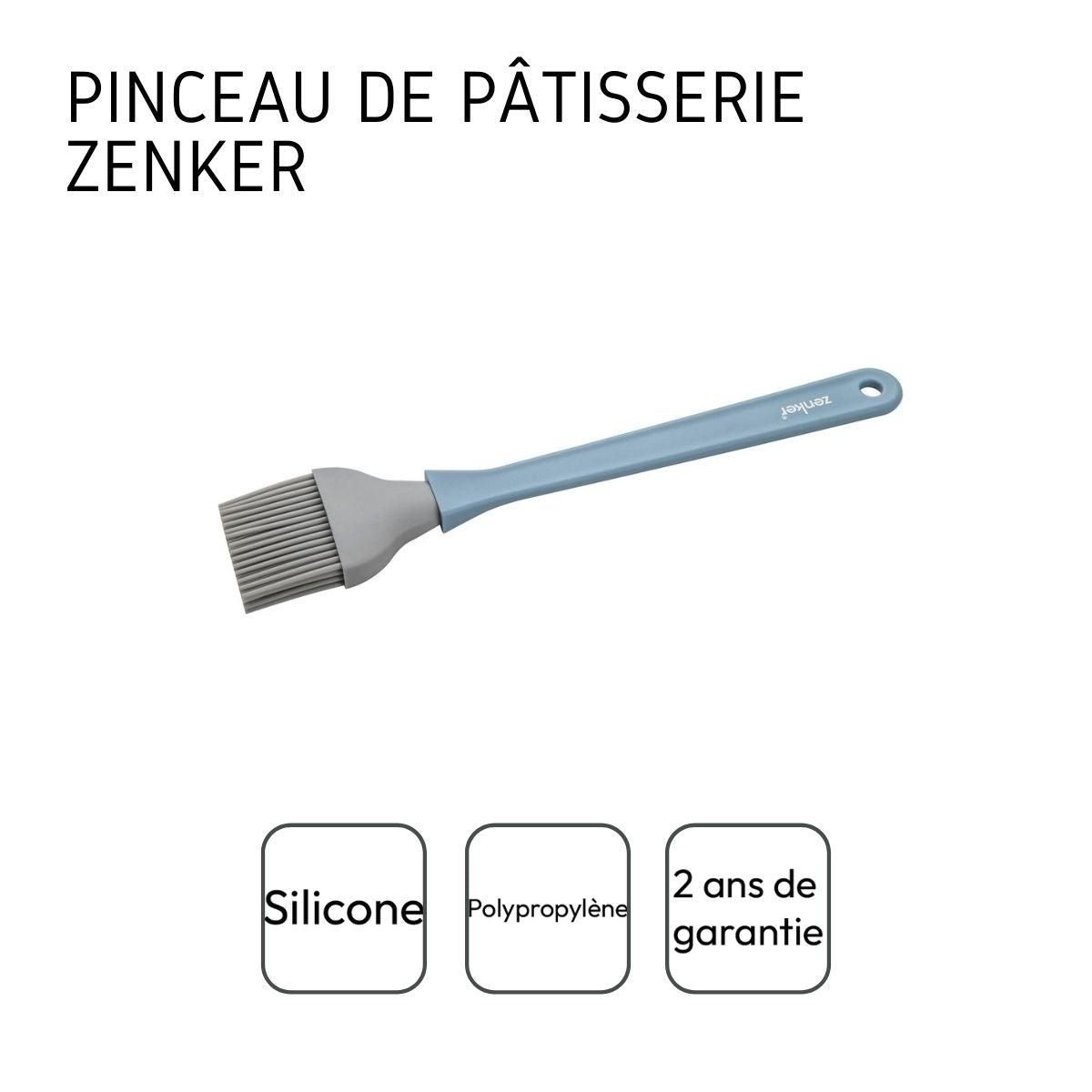 ZENKER Pinceau de cuisine et de pâtisserie 25 cm en poils silicone Zenker Sweet Sensation