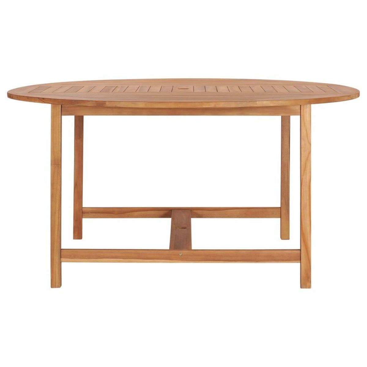 VIDAXL Table de jardin 150x76 cm Bois de teck solide