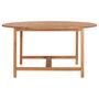 Voir la diapositive 3 : VIDAXL Table de jardin 150x76 cm Bois de teck solide